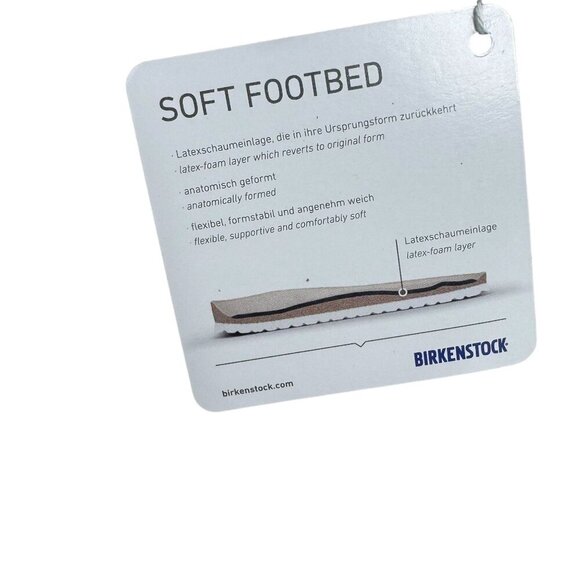 Birkenstock Arizona Navy Blue Suede Soft Footbed Sandals EU size 42 Mens 9 - Picture 5 of 8